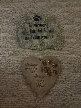 Memorial Pet Stone Plaque - Pick 1